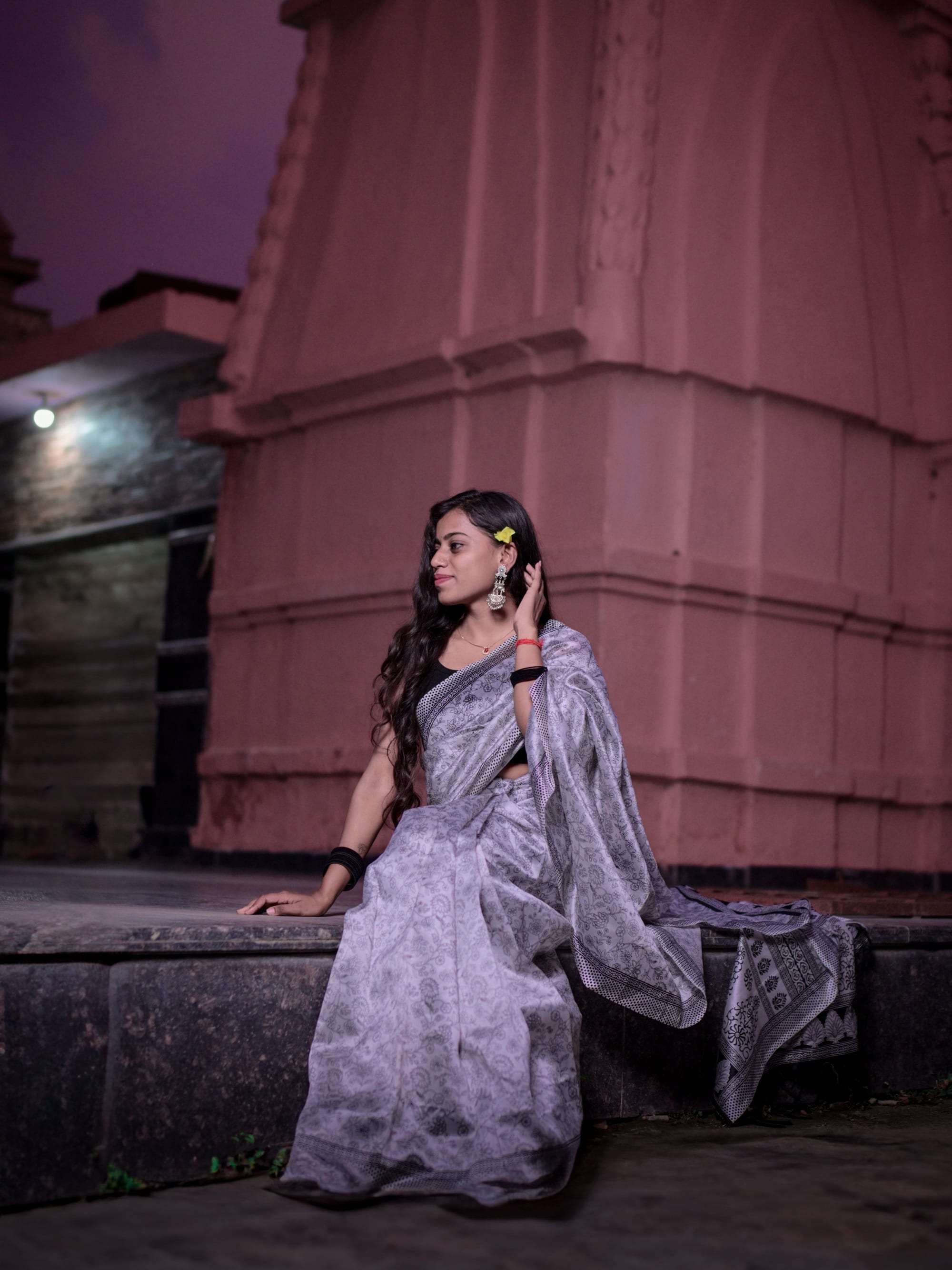 Maroon Kanjivaram Silk Saree — view 3