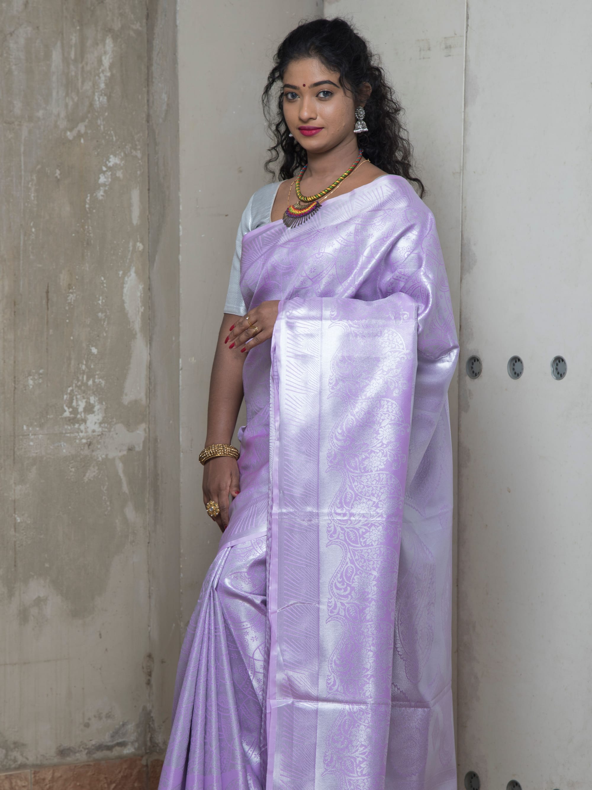 Midnight Blue Banarasi Saree